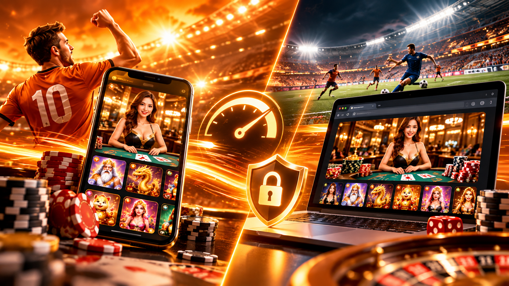 Comparison of a mobile casino app and web browser for security and performance